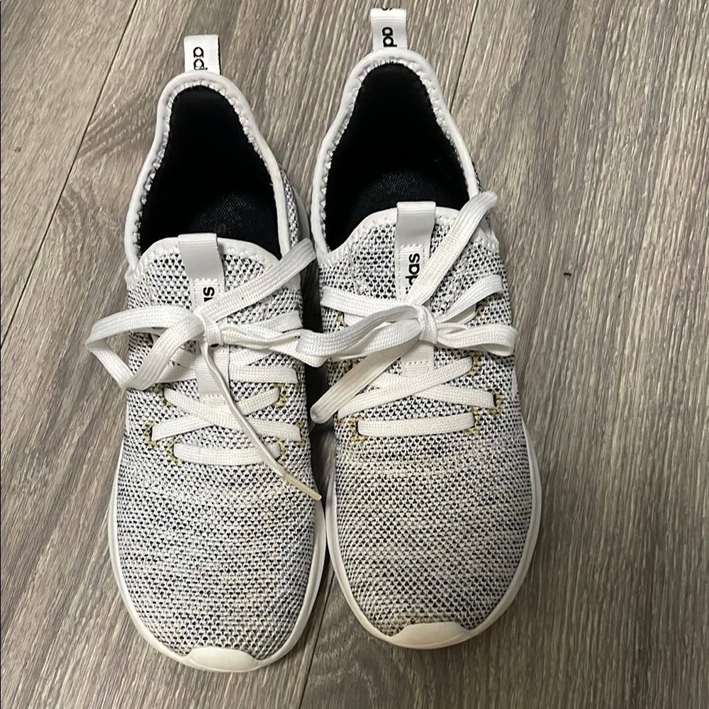 Adidas White and Black Sneakers